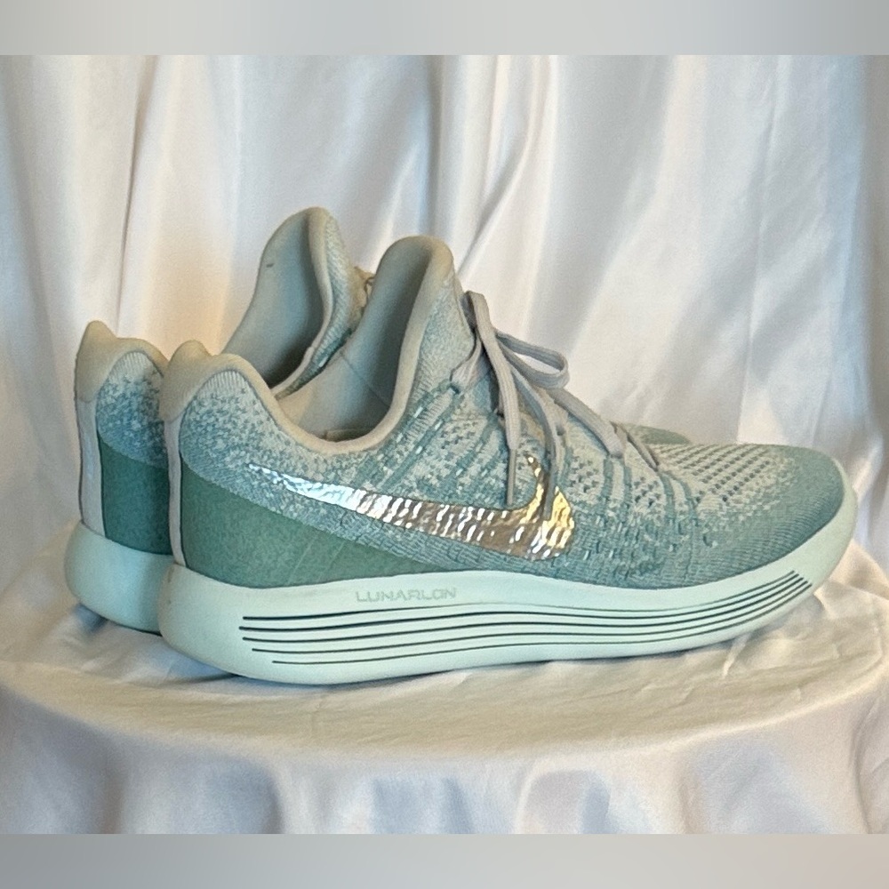 Nike Lunarlon Women’s Running Shoes Teal Blue
